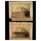 Late 1800s Bridge Photos by W.I.B. Co.