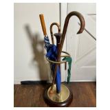 Umbrella Stand and Umbrellas