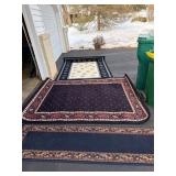 Three Lightly Used  Area Rugs