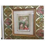 Edna Hibel Signed Lithograph ï¿½Sowing IIIï¿½