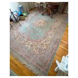 Karastan Green Medallion Kirman Rug