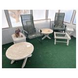 Patio Furniture Set with Round Table