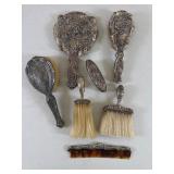 Seven-Piece Sterling Vanity Set