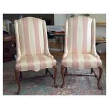 Pair Dronetti Upholstered Chairs