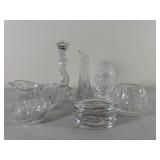 Glass Grouping Including Baccarat Vase
