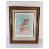 Large Hibel Limited Edition Lithograph