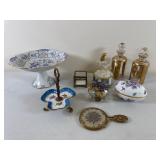 Porcelain and Glass Vanity Items