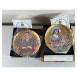 Two Hibel Collector Plates With Certificates