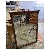 Vintage Framed Glass Mirror, 31ï¿½24 Inches