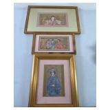 Three Framed Hibel Art Prints/Lithographs