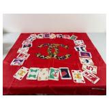 Chanel Paris Silk Scarf with Playing Card Motif
