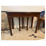 Mahogany Chippendale Style Console Table