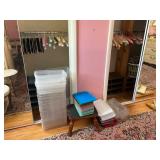 Closet Organization Items and Shoe Cabinet