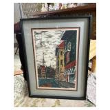 Framed Cityscape by Richard Litwin