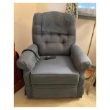 La-Z-Boy Powered Recliner in Blue Fabric