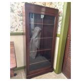 Glass-Front Display Cabinet/Bookcase