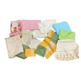 Large Lot Tablecloths And Linens