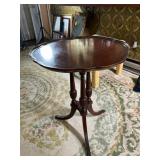 Mahogany Pie Crust Top Table