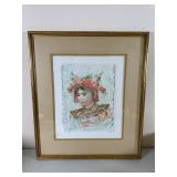 Edna Hibel Thai Princess Lithograph