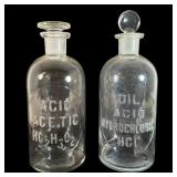 Glass Apothecary Bottles
