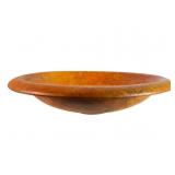 28.5 In Turned Maple Wood Bowl