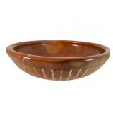 J. E. Byrne Turned Cherry Wooden Bowl