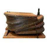 Huge Antique Ship Bellows Operated Air Pump