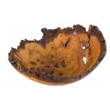 J. E. Byrne Turned Chinese Elm Burl Bowl