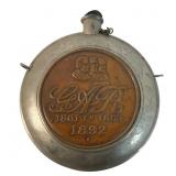 1892 G.A.R. Souvenir Canteen