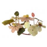 Hardstone Lotus Flower Sculpture