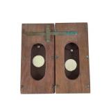 Wooden Stereoscope Viewer with Hinges
