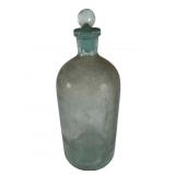 Glass Stoppered Bottle with Markings