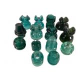 14 Glass Electrical Insulators