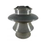 Massive Gray Ceramic Electrical Insulator