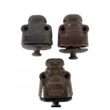 Three Porcelain Electrical Switches