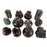 12 Electrical Insulators, Mixed Types