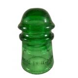 Hemingray No. 9 Insulator, Emerald Green