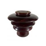 Large Brown Multi-Tier Ceramic Insulator