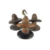 Three Ceramic and Glass Insulators