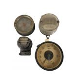 4 Vintage Westinghouse Electrical Meters