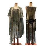 Two 1920s Beaded Dresses