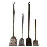 Four Hand-Forged Spatulas