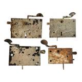 Four Metal Elbow Latches