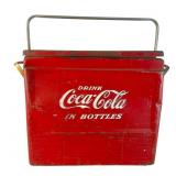 Vintage Coca-Cola Metal Cooler