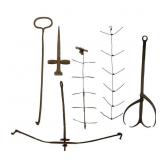 6 Rustic Iron Tools and Implements