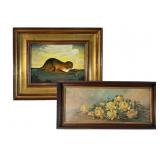 Two Framed Signed Oil Paintings