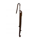 Primitive Wrought Iron Adjustable Trammel Hook