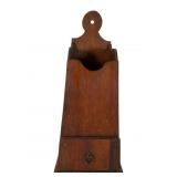 Antique Wood Wall-Mounted Pipe Box