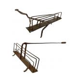 Two Primitive Wrought Iron Toasters