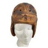 Early Leather Football Helmet